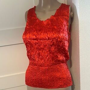 Essentials by Milano Red Tank Top